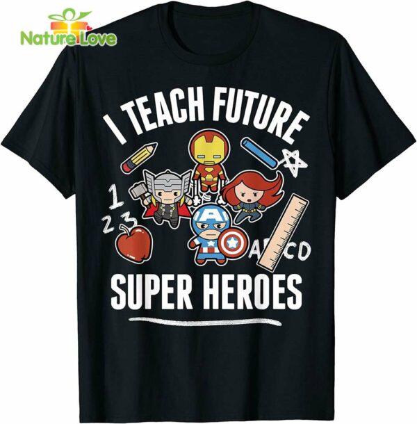 Marvel Avengers Class of Heroes Teacher Shirt Teaching Tee Back To School Gifts for Teachers 1 1