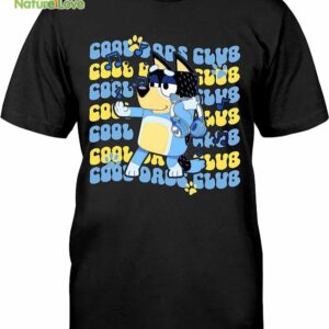 Bluey Cool Dads Club T-Shirt, Bluey Dad Cool Dads Club Fathers Day Bluey Gift
