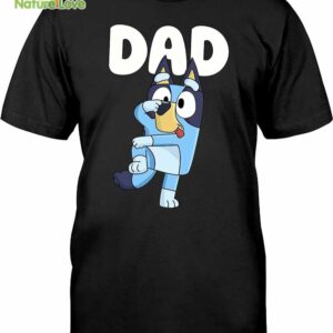 Bluey Dad Bluey and Bandit T-Shirt, Bluey Rad Dad T-Shirt, Bluey Family Gift