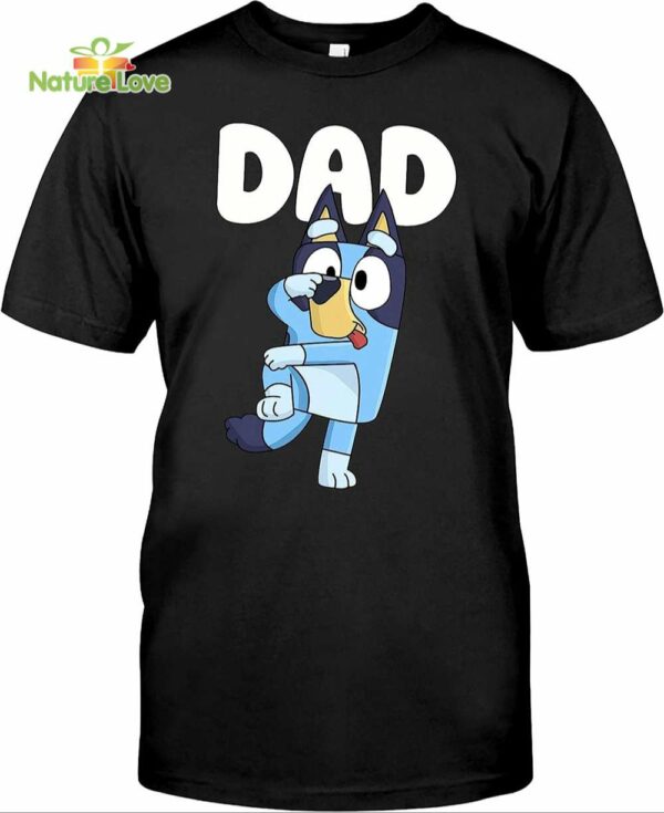 Bluey Dad Bluey and Bandit T-Shirt, Bluey Rad Dad T-Shirt, Bluey Family Gift
