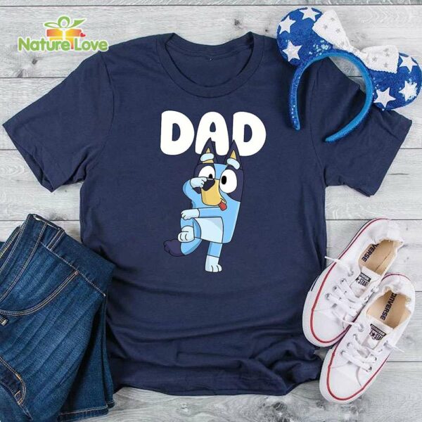 Bluey Dad Bluey and Bandit T-Shirt, Bluey Rad Dad T-Shirt, Bluey Family Gift
