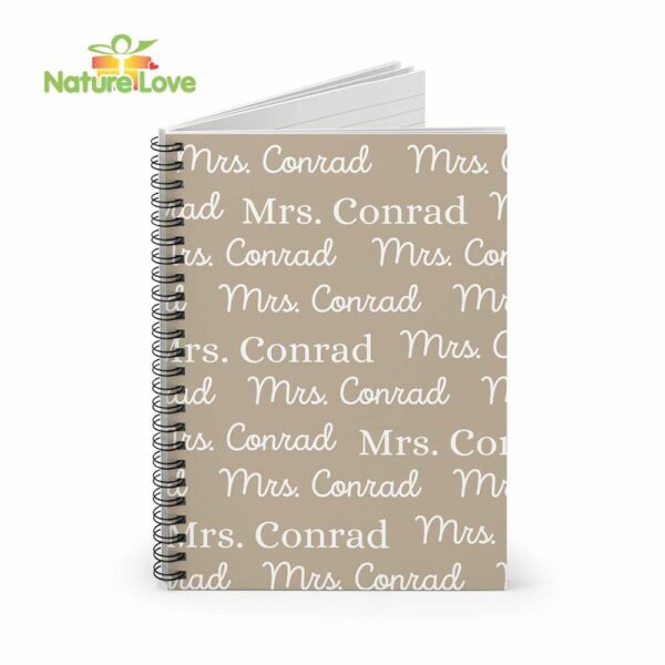 Custom Name Teacher Notebook Back to School Gifts for Teacher 1