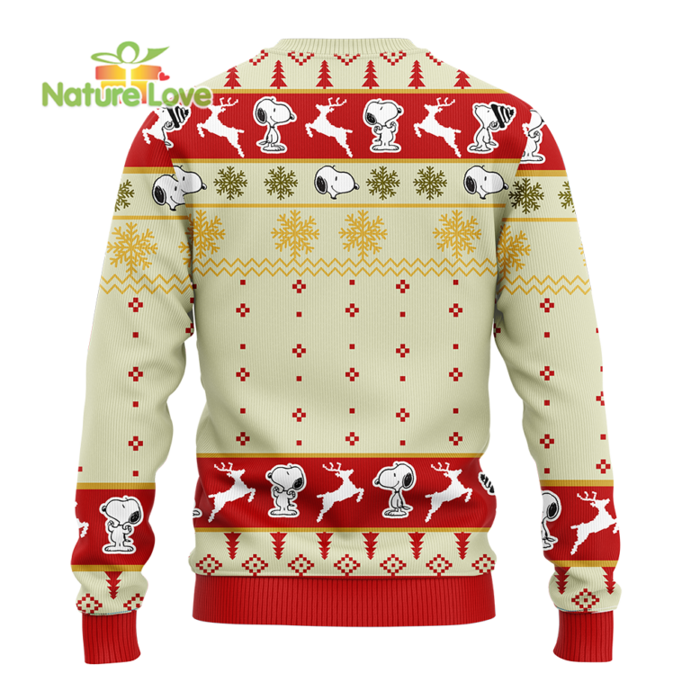 Christmas Begin With Christ Charlie Brown Snoopy Ugly Sweater - Unique ...