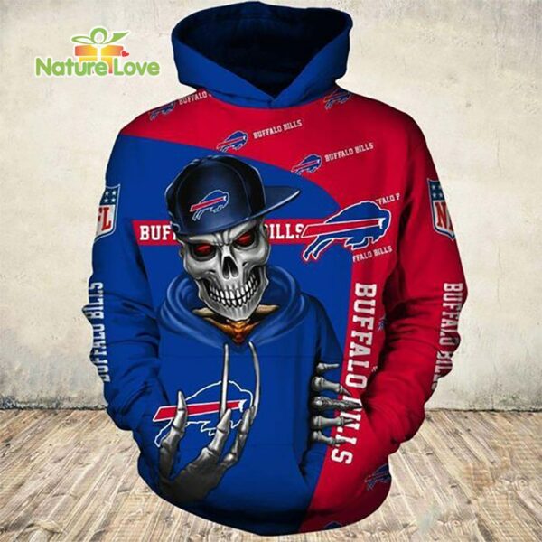 Buffalo Bills Skull of Death Halloween Hoodie NFL Gifts