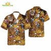 Halloween Pirates of the Caribbean Hawaiian Shirt Mickey and Friends Disney Button Up Shirt