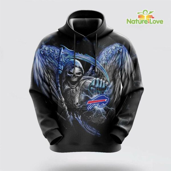 Buffalo Bills Grim Reaper Halloween NFL Hoodie Gifts for Fans