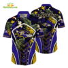 Baltimore Ravens NFL Flower Tropical Hawaiian Shirt