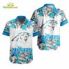 NFL Carolina Panthers Tropical Floral Hibiscus Hawaiian Shirt