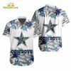 NFL Dallas Cowboys Tropical Floral Hibiscus Hawaiian Shirt