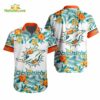 NFL Miami Dolphins Tropical Floral Hibiscus Hawaiian Shirt