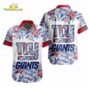 NFL New York Giants Tropical Floral Hibiscus Hawaiian Shirt