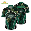 New York Jets NFL Flower Tropical Hawaiian Shirt