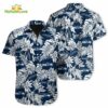 Tropical Leafs Seattle Seahawks NFL Button Up Hawaiian Shirt
