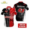 Tampa Bay Buccaneers Captain Fear Personalized Hawaiian Shirt