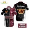 Personalized Washington Commanders Mascot NFL Hawaiian Shirt