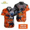 Custom Name Edmonton Oilers Tiki Man NHL Hawaiian Shirt