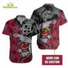 Custom Name Los Angeles Kings Tiki Man NHL Hawaiian Shirt