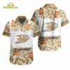 NHL Anaheim Ducks Tropical Floral Hibiscus Hawaiian Shirt