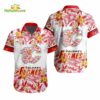 NHL Calgary Flames Tropical Floral Hibiscus Hawaiian Shirt
