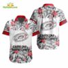 NHL Carolina Hurricanes Tropical Floral Hibiscus Hawaiian Shirt
