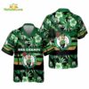 NBA Champs Boston Celtics Hibiscus Palm Trees Hawaiian Shirt