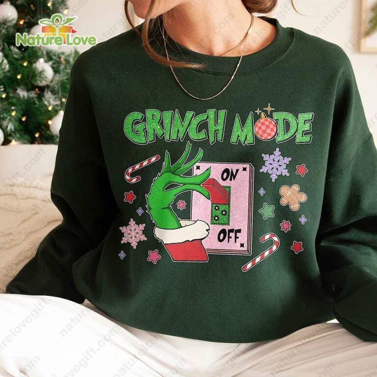 Grinch christmas pajamas family set sleepwear matching outfit for dad
