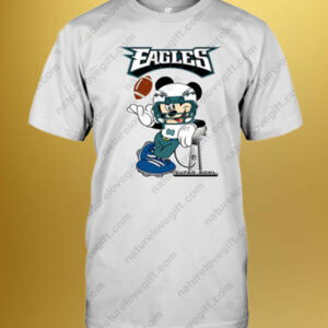 Mickey Mouse Philadelphia Eagles Tee Disney Super Bowl Football ShirT
