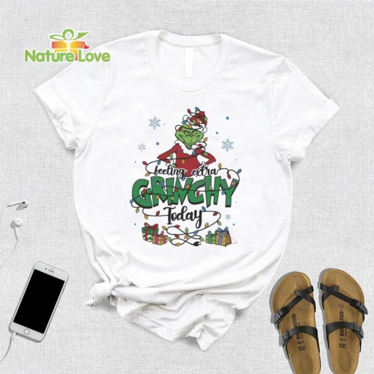 Sweat à Capuche Grinch "Feeling Grinchy Today" - Coupe Classique, 241 G
