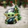 NFL Philadelphia Eagles Baby Yoda Christmas Ornament Xmas Tree Decoration