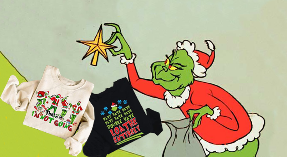 Funny Grinch Sweatshirt Christmas Gift Ideas