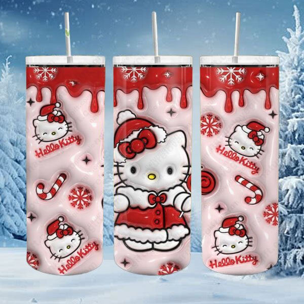 Hello Kitty 3D Dripping Tumbler Merry Kittymas Christmas Tumblers Hello Kitty 3D Dripping Tumbler Merry Kittymas Christmas Tumblers