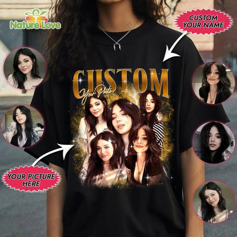Custom T Shirts With Photo Girlfriends Face Vintage Bootleg Rap Tee ...