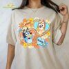 Bluey And Bingo Heart Valentine Shirt Valentine’s Day Gift