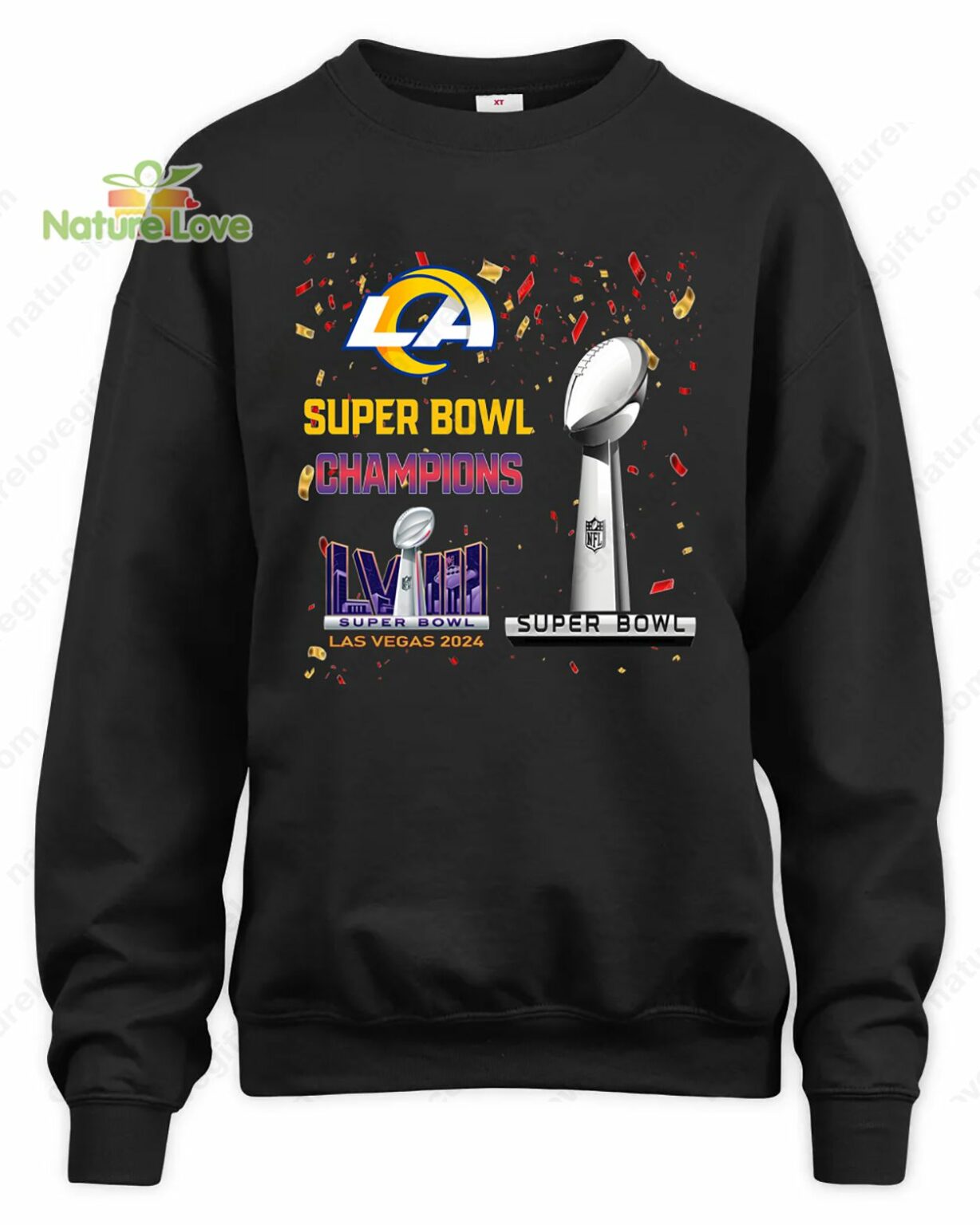 Los Angeles Rams Super Bowl LVIII 2024 Las Vegas Champions Shirt ...