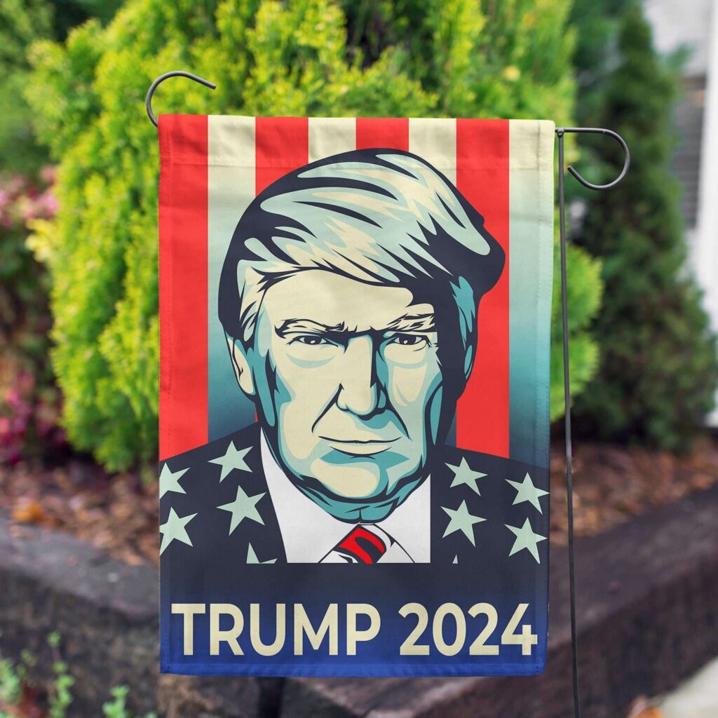 President Donald Trump 2024 Flag Save America Again Garden Flags