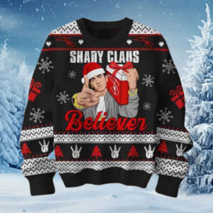 Shady Class Believer Eminem Christmas Ugly Sweater