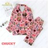 Tiffany Valentine Chucky Lover Valentine’s Pink Pajamas Set