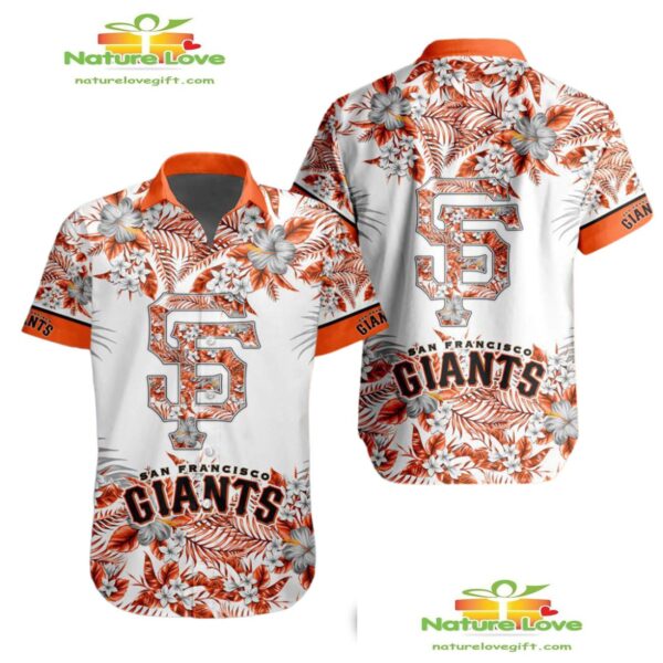 San Francisco Giants Hawaiian Shirt Tropical Aloha Shirt for Men Women