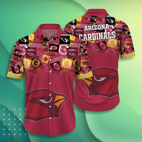 Arizona Cardinals Hawaiian Shirt Iconic Collage Design 564230