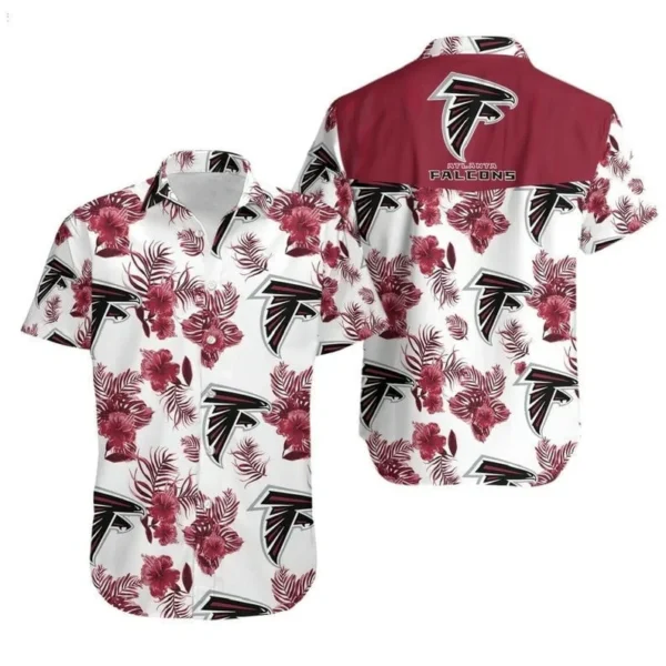 Atlanta Falcons Hawaiian Shirt Hibiscus Breeze 227293
