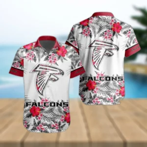Atlanta Falcons Hawaiian Shirt Tropical Bloom Design 588335