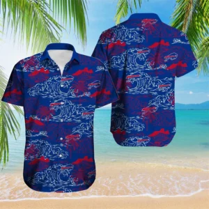 Buffalo Bills Hawaiian Shirt Ocean Wave Scenic Design 643046