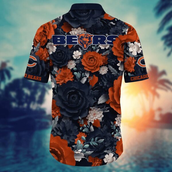 Chicago Bears Floral Hawaiian Shirt Full Bloom Design 335869