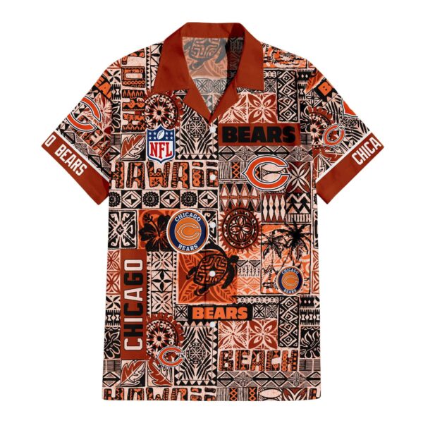 Chicago Bears Tribal Spirit Hawaiian Shirt 422547
