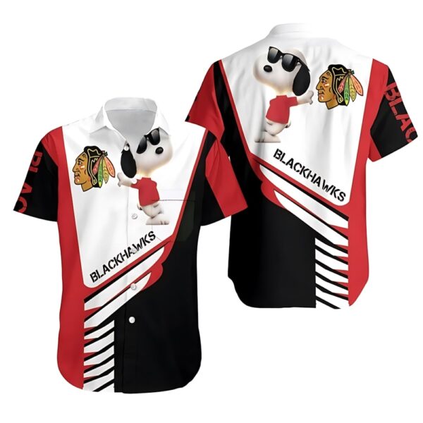 Chicago Blackhawks Snoopy Hawaiian Shirt 142780