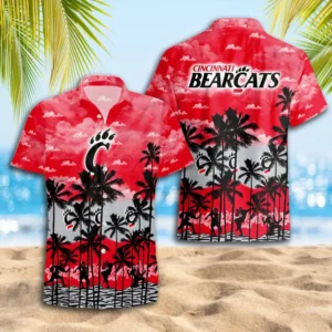Cincinnati Bearcats Hawaiian Shirt Sunset Palms Design 193209