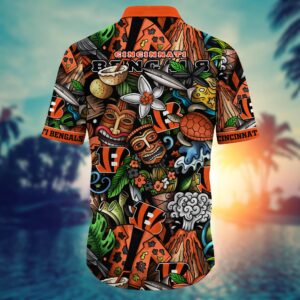 Cincinnati Bengals Tropical Adventure Hawaiian Shirt Teecharis 3