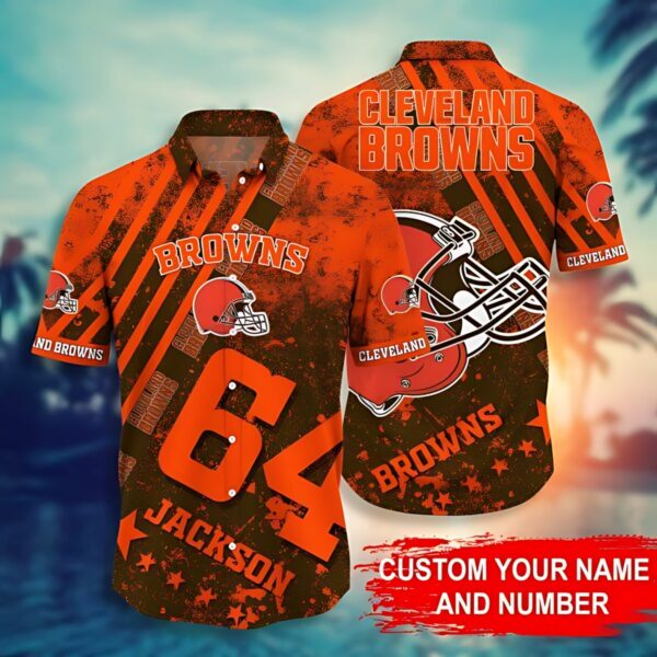 Cleveland Browns Hawaiian Shirt Custom Star Player Design 563725