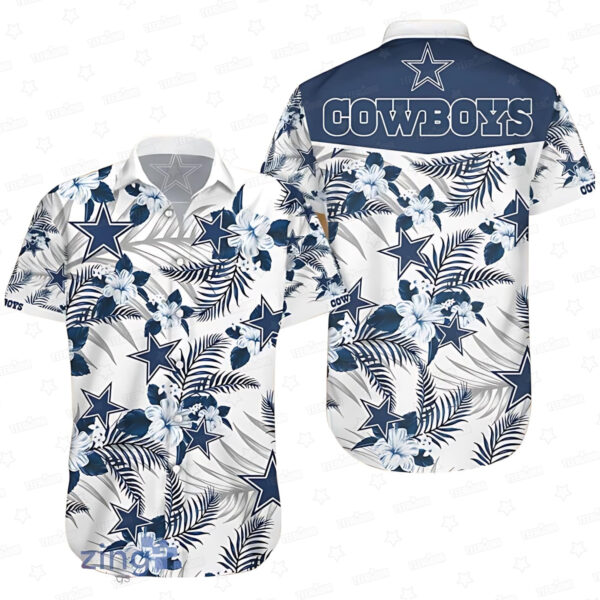 Dallas Cowboys Hawaiian Shirt Tropical Breeze Design 942189