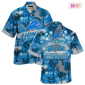 Detroit Lions Hawaiian Shirt Homecoming War 289383